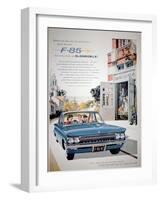 Advertisement for the F-85 Oldsmobile Car, 1961-null-Framed Giclee Print