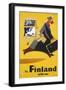 Advertisement for the Finnish Tourist Association-null-Framed Art Print