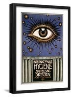 Advertisement for the 'First International Hygiene Exhibition' in Dresden, Printed by Leutert Und…-Franz von Stuck-Framed Giclee Print