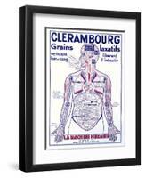 Advertisement for the Laxative 'Clerambourg', Early Twentieth Century-null-Framed Giclee Print