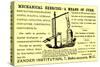 Advertisement for the 'Mechanical Exercise' Available at the 'Zander Institution', 1890s-null-Stretched Canvas