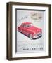 Advertisement for the Oldsmobile Futurmatic, 1948-null-Framed Giclee Print