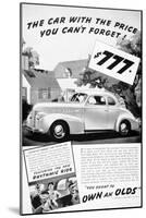 Advertisement for the Oldsmobile Olds Sixty, 1939-null-Mounted Giclee Print