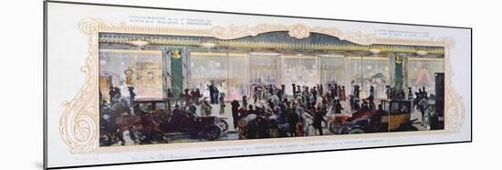 Advertisement for the Opening of New Buildings at the Parisian Department Store 'Printemps', 1910-French-Mounted Giclee Print