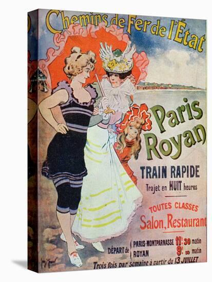 Advertisement for the Paris-Royan Railway Line, c.1908-Georges Meunier-Stretched Canvas