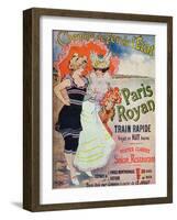 Advertisement for the Paris-Royan Railway Line, c.1908-Georges Meunier-Framed Giclee Print