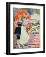 Advertisement for the Paris-Royan Railway Line, c.1908-Georges Meunier-Framed Giclee Print