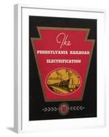 Advertisement for the Pennsylvania Railroad Electrification, C.1936-null-Framed Giclee Print