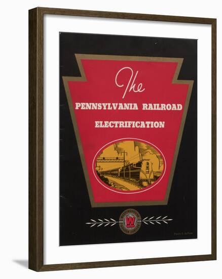 Advertisement for the Pennsylvania Railroad Electrification, C.1936-null-Framed Giclee Print