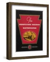 Advertisement for the Pennsylvania Railroad Electrification, C.1936-null-Framed Giclee Print