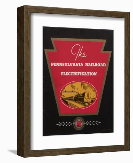 Advertisement for the Pennsylvania Railroad Electrification, C.1936-null-Framed Giclee Print