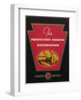 Advertisement for the Pennsylvania Railroad Electrification, C.1936-null-Framed Giclee Print