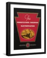 Advertisement for the Pennsylvania Railroad Electrification, C.1936-null-Framed Giclee Print