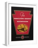 Advertisement for the Pennsylvania Railroad Electrification, C.1936-null-Framed Giclee Print