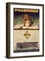 Advertisement for the Phanomen Car, 1907-27-Behrmann-Framed Giclee Print