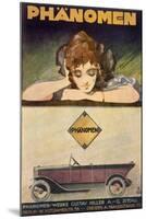 Advertisement for the Phanomen Car, 1907-27-Behrmann-Mounted Giclee Print