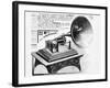 Advertisement for the Phonograph, C.1905 (Engraving) (B/W Photo)-French-Framed Giclee Print