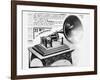 Advertisement for the Phonograph, C.1905 (Engraving) (B/W Photo)-French-Framed Giclee Print