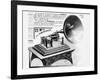 Advertisement for the Phonograph, C.1905 (Engraving) (B/W Photo)-French-Framed Giclee Print