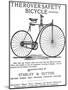 Advertisement for the Rover Safety Bicycle, 1885-null-Mounted Photographic Print