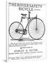 Advertisement for the Rover Safety Bicycle, 1885-null-Framed Photographic Print