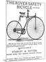 Advertisement for the Rover Safety Bicycle, 1885-null-Mounted Photographic Print