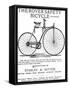 Advertisement for the Rover Safety Bicycle, 1885-null-Framed Stretched Canvas