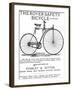 Advertisement for the Rover Safety Bicycle, 1885-null-Framed Photographic Print