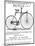 Advertisement for the Rover Safety Bicycle, 1885-null-Mounted Photographic Print