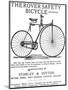 Advertisement for the Rover Safety Bicycle, 1885-null-Mounted Photographic Print