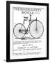Advertisement for the Rover Safety Bicycle, 1885-null-Framed Photographic Print