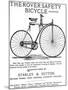 Advertisement for the Rover Safety Bicycle, 1885-null-Mounted Photographic Print