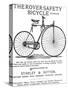 Advertisement for the Rover Safety Bicycle, 1885-null-Stretched Canvas