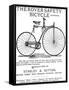 Advertisement for the Rover Safety Bicycle, 1885-null-Framed Stretched Canvas