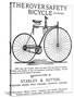 Advertisement for the Rover Safety Bicycle, 1885-null-Stretched Canvas