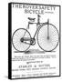 Advertisement for the Rover Safety Bicycle, 1885-null-Framed Stretched Canvas