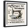 Advertisement for the Singer Automatic Sewing Machine, 1890s-null-Framed Premium Giclee Print