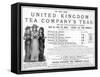 Advertisement for the United Kingdom Tea Company, 1890-null-Framed Stretched Canvas