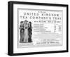 Advertisement for the United Kingdom Tea Company, 1890-null-Framed Giclee Print