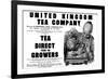 Advertisement for the United Kingdom Tea Company Ltd-null-Framed Art Print