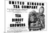 Advertisement for the United Kingdom Tea Company Ltd-null-Mounted Art Print