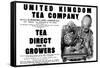 Advertisement for the United Kingdom Tea Company Ltd-null-Framed Stretched Canvas