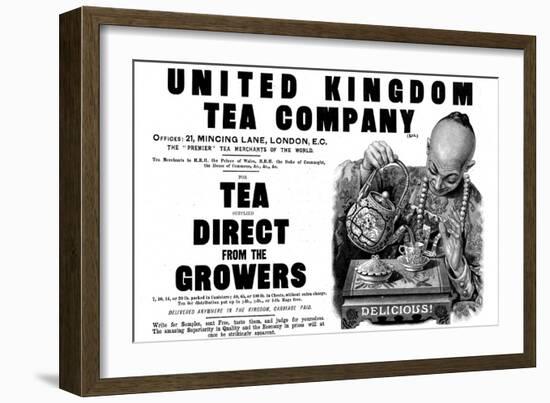 Advertisement for the United Kingdom Tea Company Ltd-null-Framed Art Print