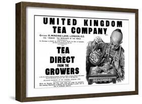 Advertisement for the United Kingdom Tea Company Ltd-null-Framed Art Print