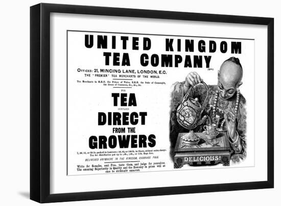 Advertisement for the United Kingdom Tea Company Ltd-null-Framed Art Print
