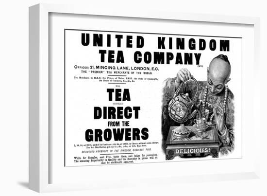 Advertisement for the United Kingdom Tea Company Ltd-null-Framed Art Print