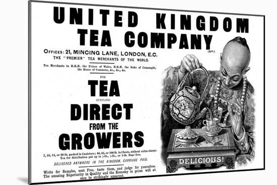 Advertisement for the United Kingdom Tea Company Ltd-null-Mounted Art Print