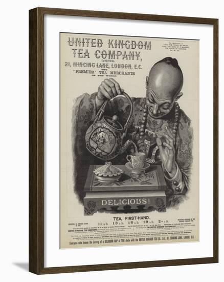 Advertisement for the United Kingdom Tea Company-null-Framed Giclee Print