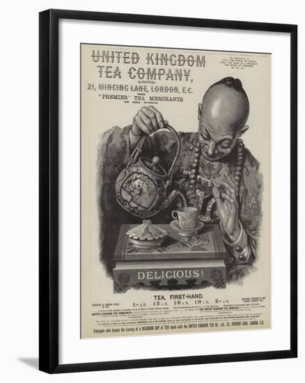 Advertisement for the United Kingdom Tea Company-null-Framed Giclee Print