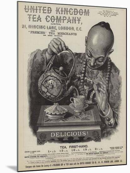 Advertisement for the United Kingdom Tea Company-null-Mounted Giclee Print